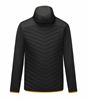 Picture of ANDRESON MARL HYBRID HOODED JACKET BLACK/WOOD BROWN